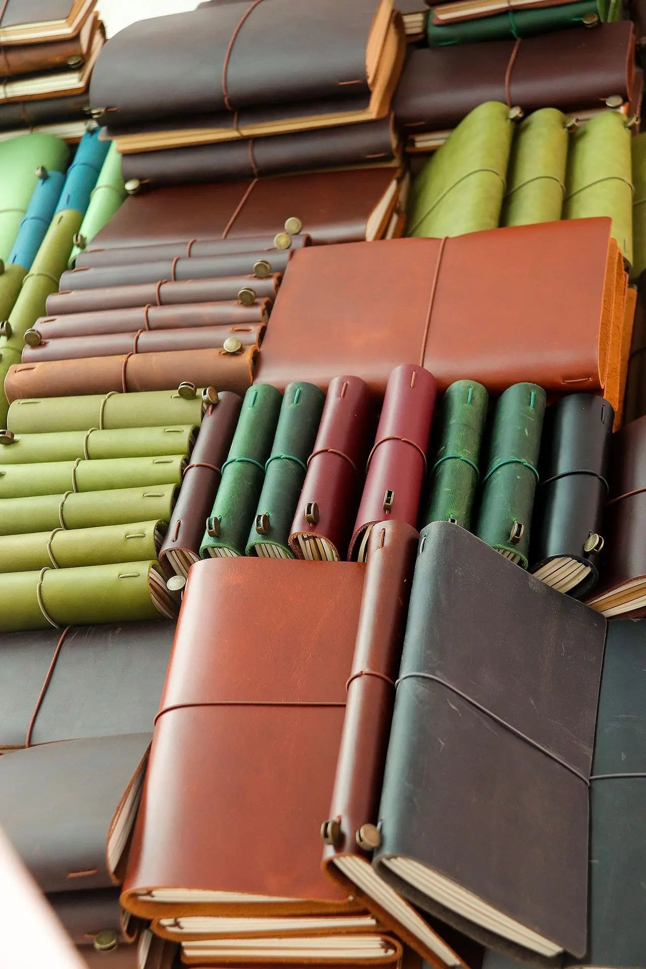 Handmade Retro Leather Cover Notebook | Travel Journal Diary
