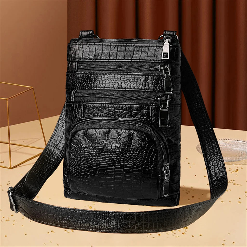 Bolso Bandolera con Múltiples Bolsillos para Mujer | Moderno y Versátil