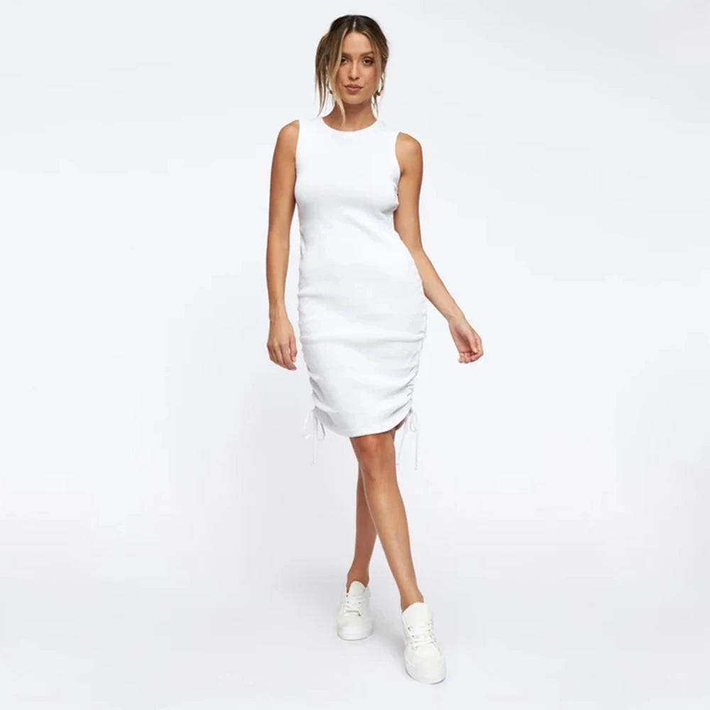 Women’s Ribbed Elastic Mini Dress | Sexy Summer Club Wear