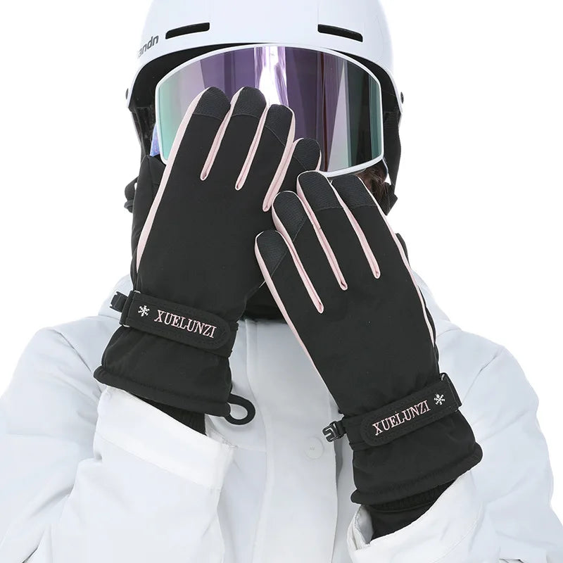 Winter Waterproof Ski Gloves | Touch Screen Warm Outdoor Gloves