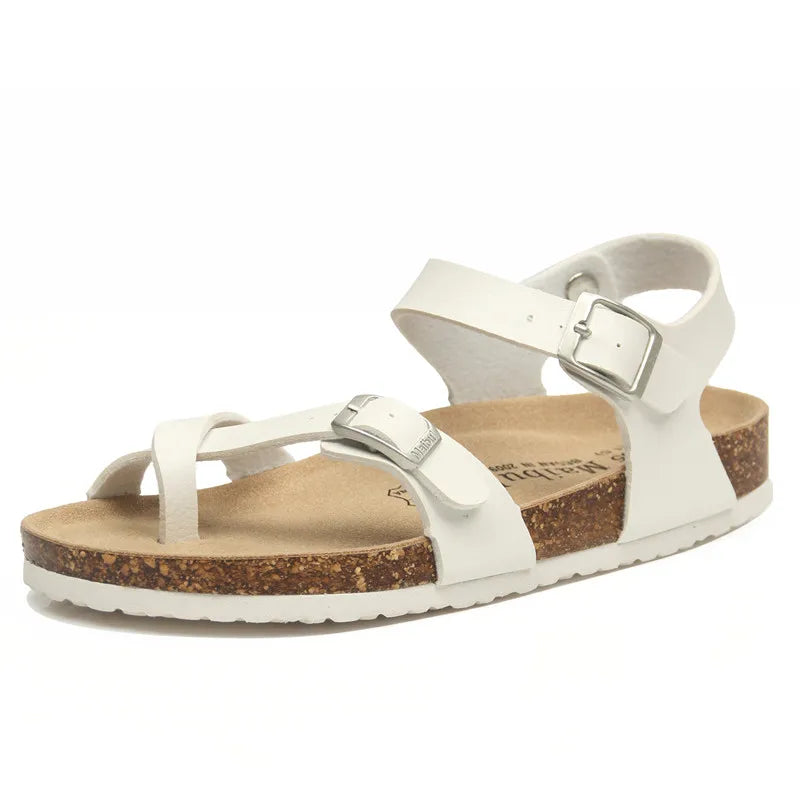 Fashion Casual Cork Sandals for Women | Summer Beach Gladiator Shoes