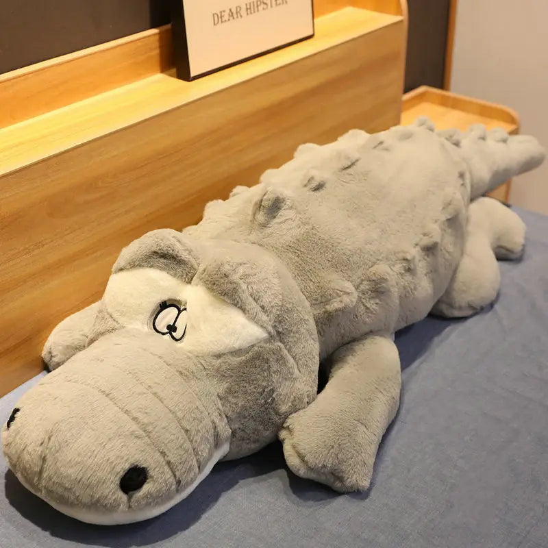 Lifelike Alligator Plush Toys | Soft Crocodile Filled Cushions