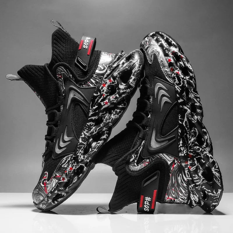 Luxury Men's Casual Sneakers | Versatile Fashion Platform Shoes