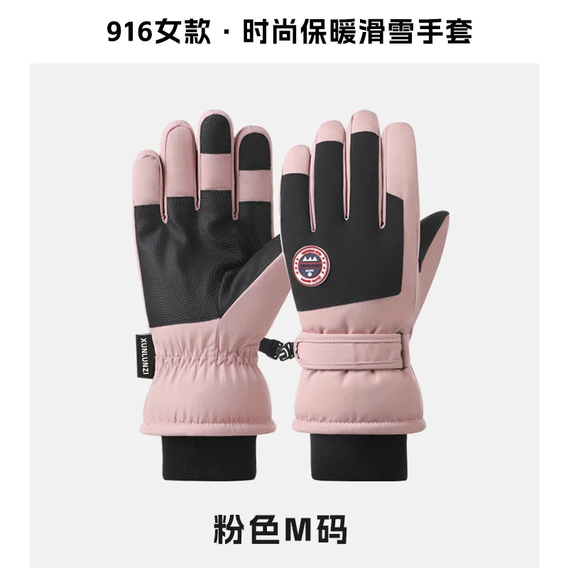 Winter Waterproof Ski Gloves | Touch Screen Warm Outdoor Gloves