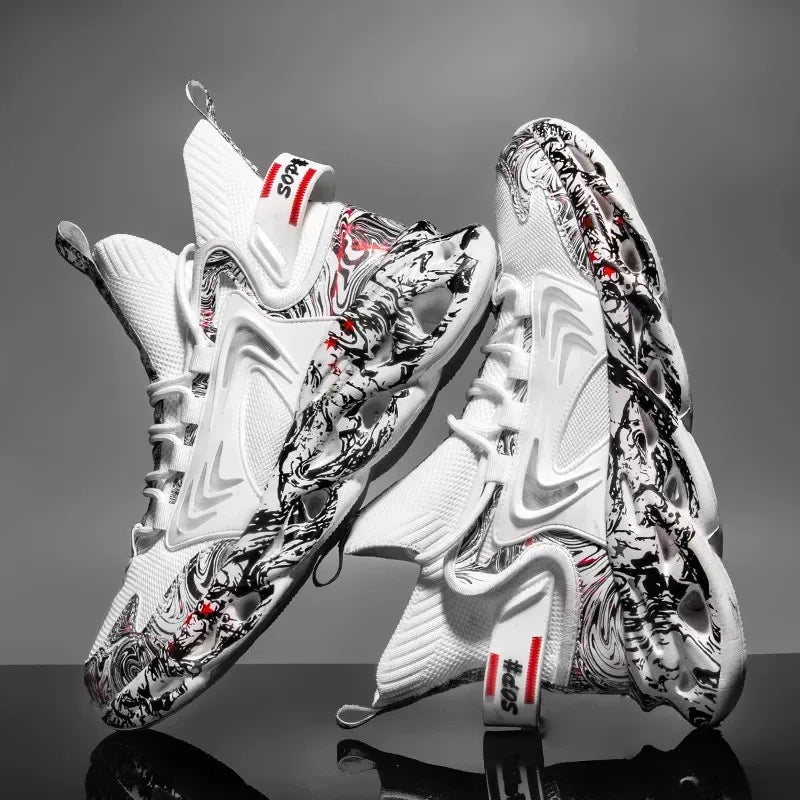 Luxury Men's Casual Sneakers | Versatile Fashion Platform Shoes