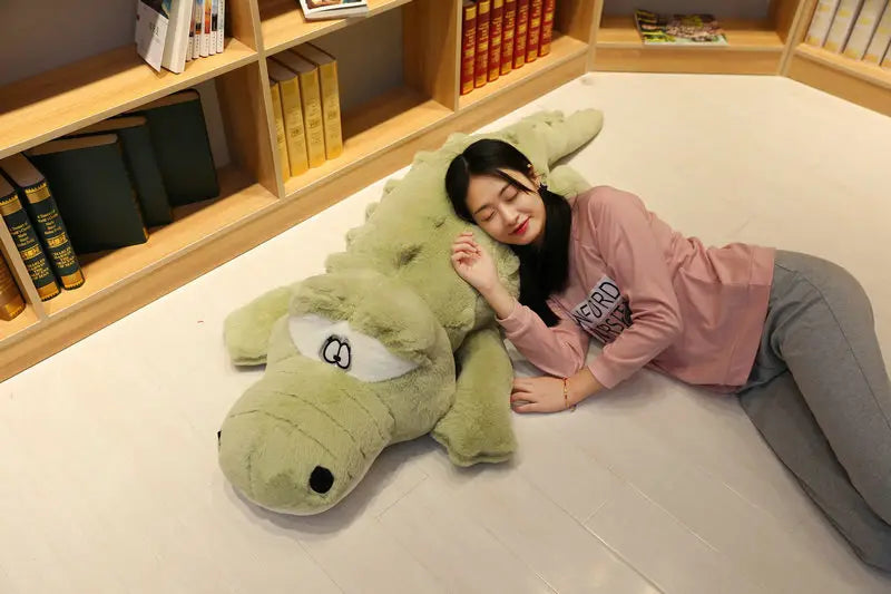 Lifelike Alligator Plush Toys | Soft Crocodile Filled Cushions