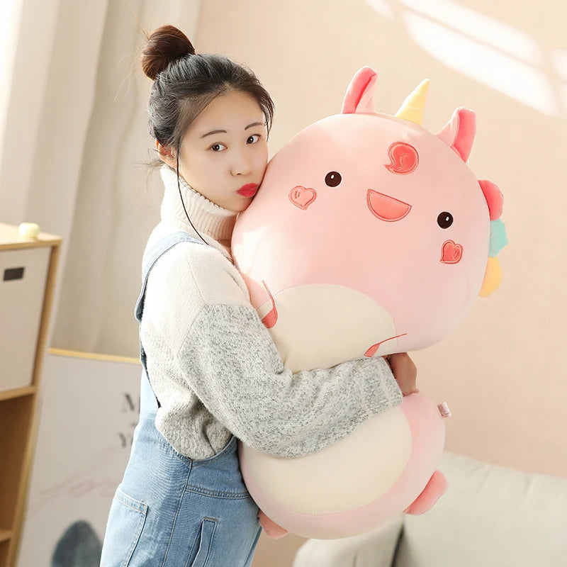 Kawaii Animal Plush Pillow | Cute Dinosaur & Shiba Inu Cushion