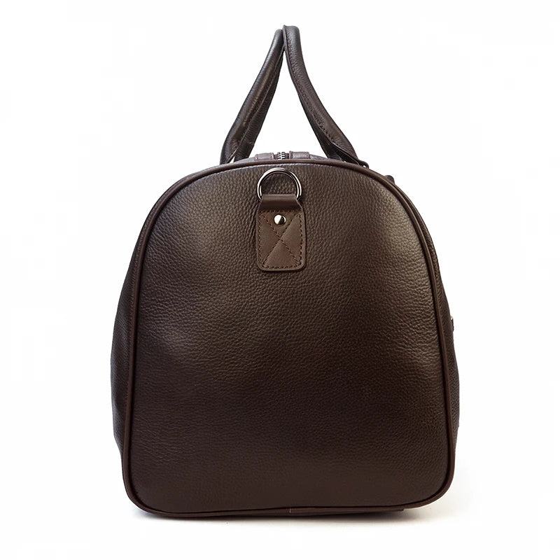 Luxury Genuine Leather Travel Bag for Men & Women | Versatile Duffle