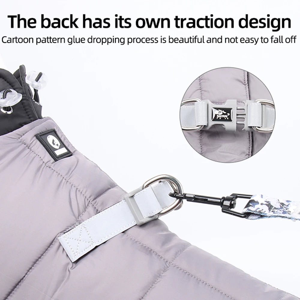 Waterproof Dog Jumpsuit Coat | Warm Winter Clothing for Pets