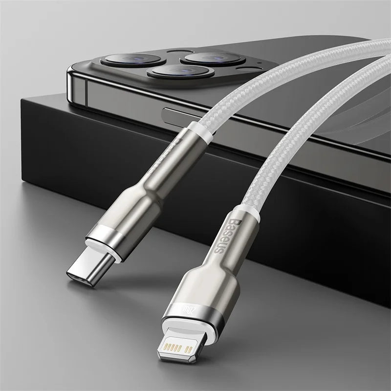 20W Fast Charging USB-C Cable for iPhone & iPad | High-Speed Data Transfer
