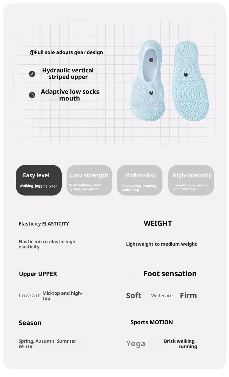 Women's Lightweight Indoor Fitness Sneakers for Home Workouts