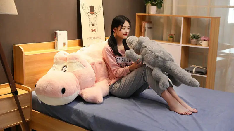 Lifelike Alligator Plush Toys | Soft Crocodile Filled Cushions