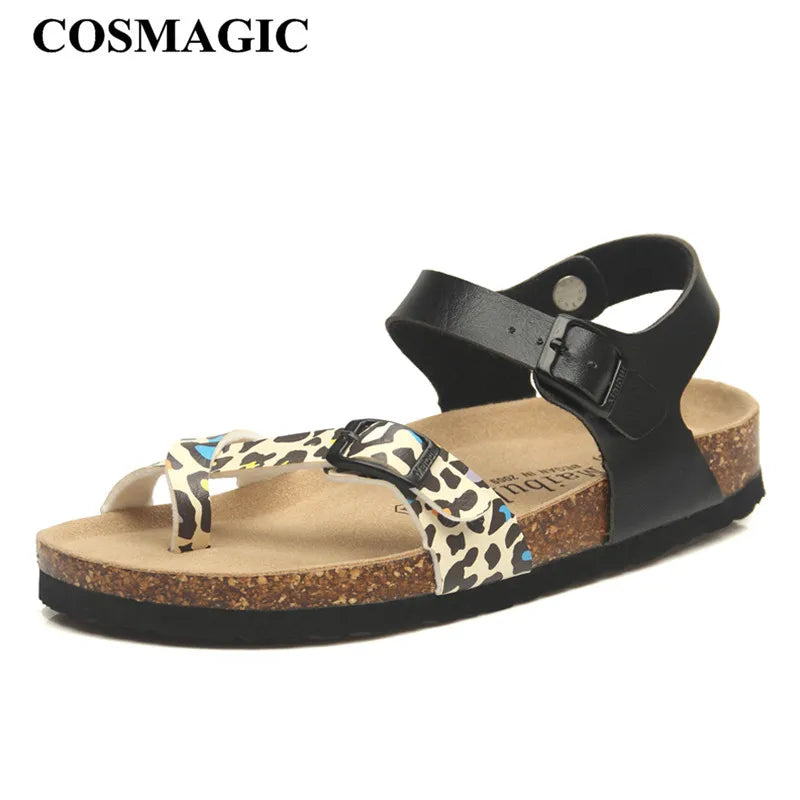 Fashion Casual Cork Sandals for Women | Summer Beach Gladiator Shoes
