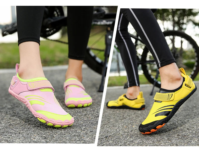 Unisex Swimming Water Shoes Men Barefoot Outdoor Beach Sandals Upstream Aqua Shoes Plus Size Nonslip River Sea Diving Sneakers
