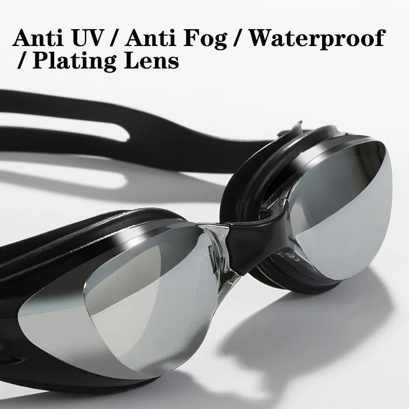 Myopia Swim Goggles | Anti-Fog UV Shield Eyewear for Clarity