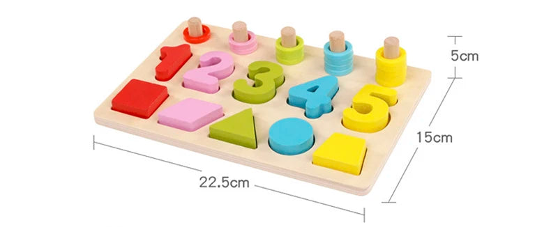 3D Montessori Educational Toy for Kids | Magnetic Fishing Shapes