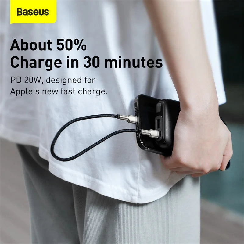 20W Fast Charging USB-C Cable for iPhone & iPad | High-Speed Data Transfer
