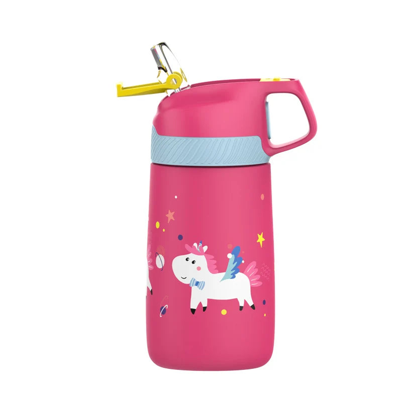 Vacuum Water Bottle for Children | BPA Free, Healthy Straw Design
