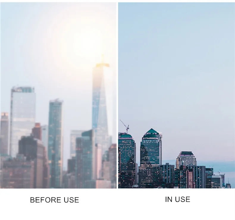 Custom Myopia Glasses with Blue Light Blocking & Photochromic Lenses