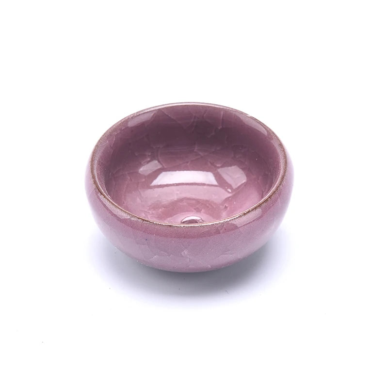 Cute Ice-Crack Glaze Flower Ceramic Succulent Planter Mini Pot