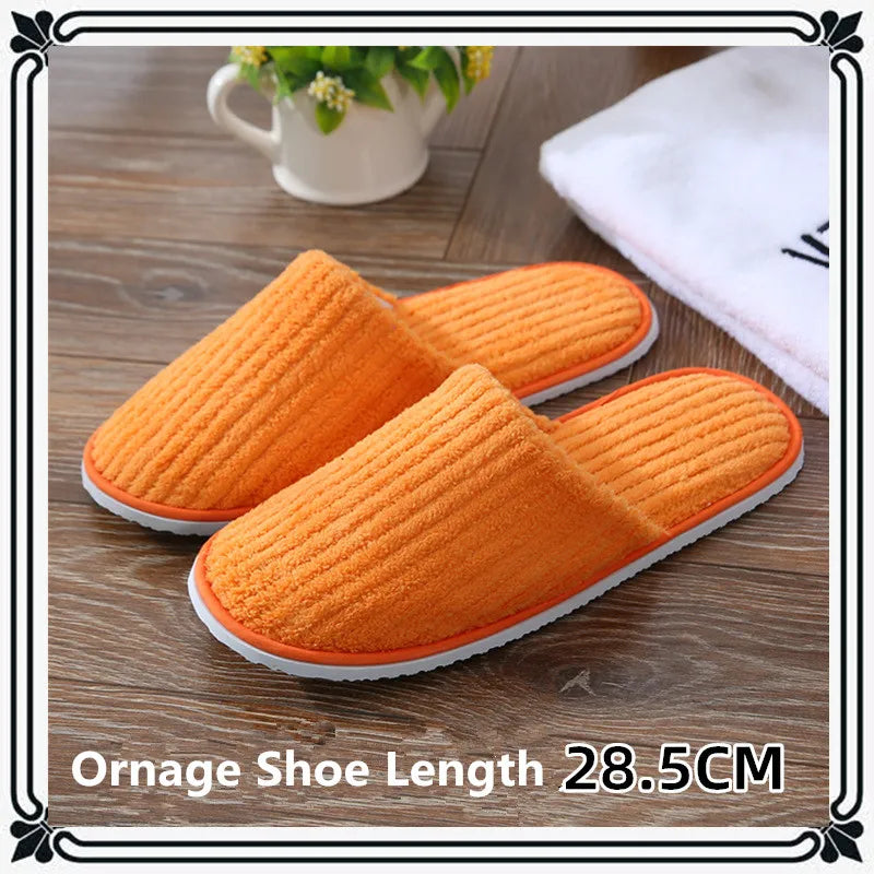 Comfortable Disposable Cotton Slippers | Hotel & Home Use