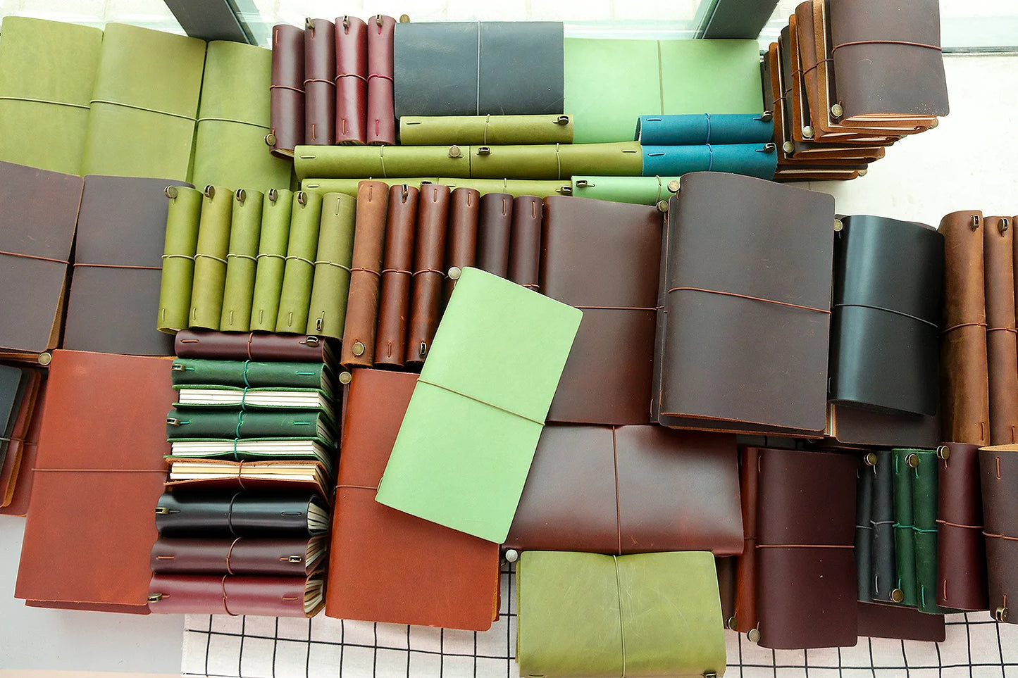 Handmade Retro Leather Cover Notebook | Travel Journal Diary