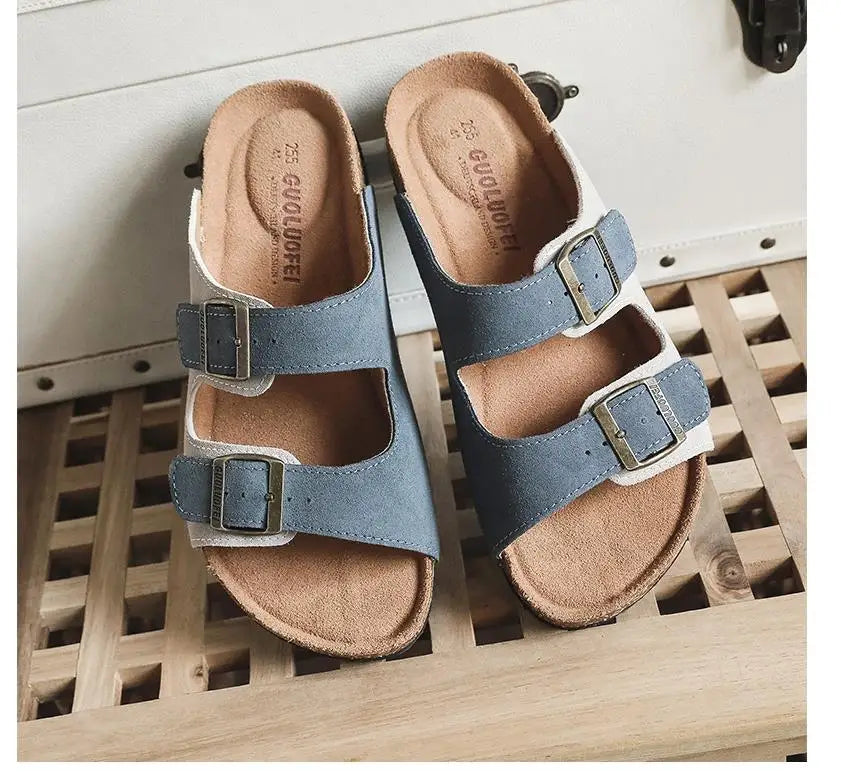 Summer Women's Casual Cork Slippers | Stylish Outdoor Slides