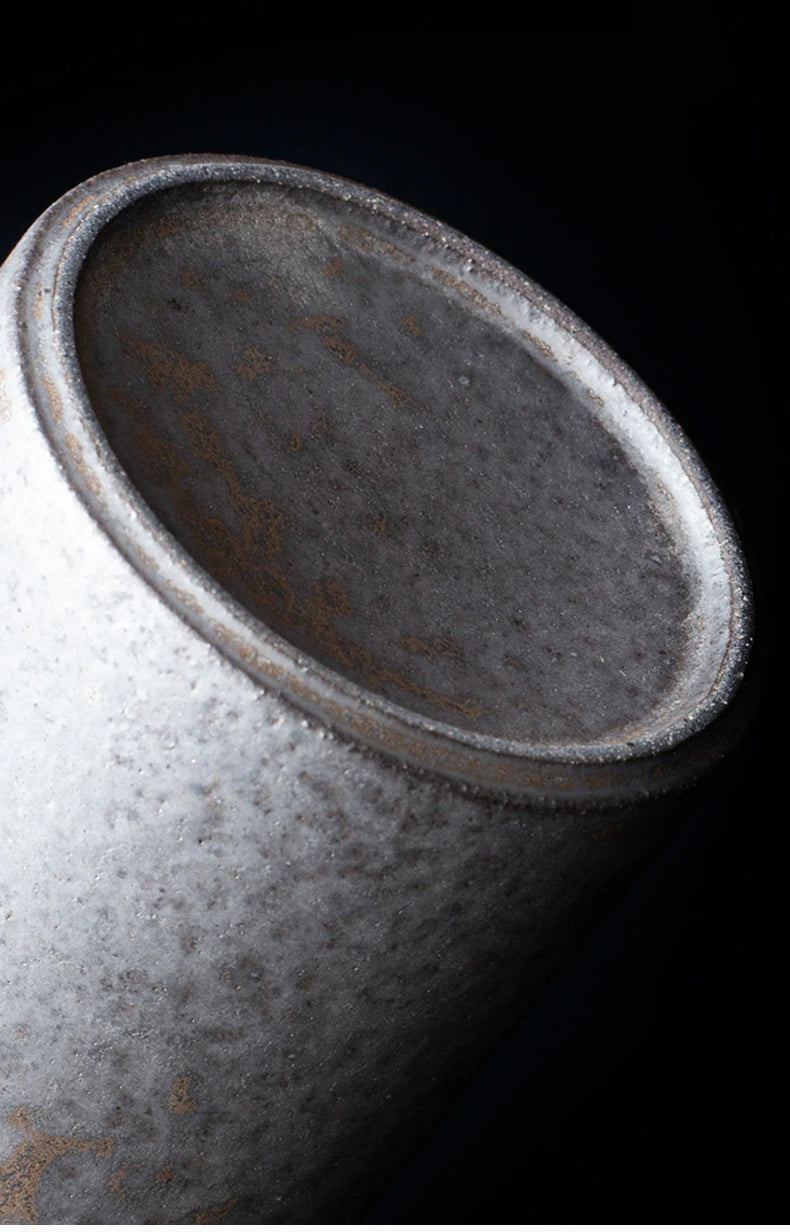 Taza de café vintage japonesa | Vajilla de cerámica retro única