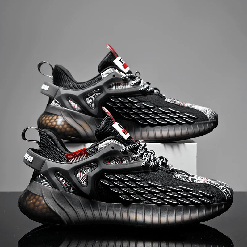 Luxury Men's Casual Sneakers | Versatile Fashion Platform Shoes
