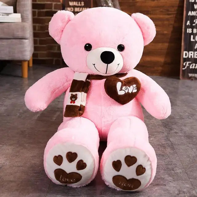 High Quality 4 Colors Teddy Bear Plush Toys for Kids & Lovers