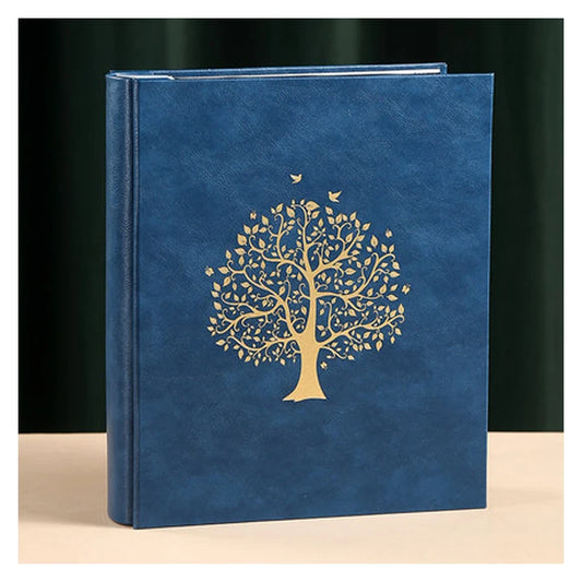 Large Capacity 7-Inch PU Leather Pocket Photo Album for Memories