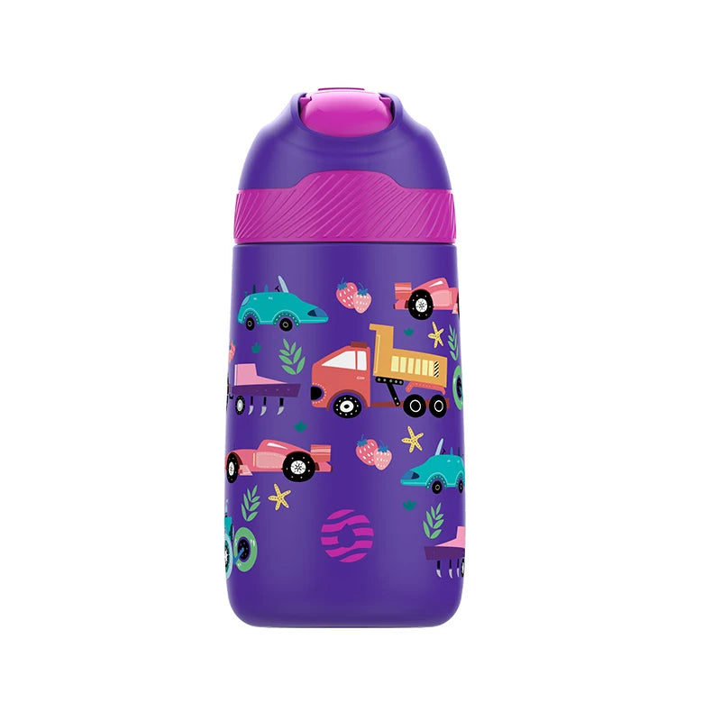 Vacuum Water Bottle for Children | BPA Free, Healthy Straw Design