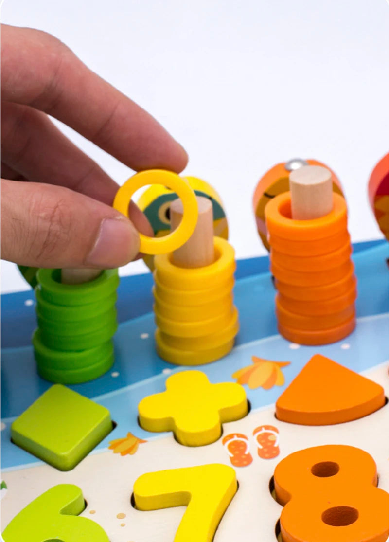 3D Montessori Arithmetic Fishing Toys | Fun Educational Playtime