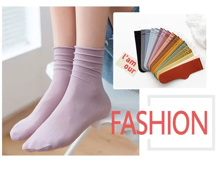 Stylish Women's Summer Long Socks | Soft & Trendy Footwear