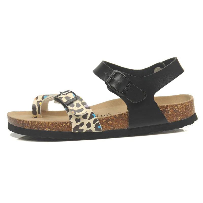 Fashion Casual Cork Sandals for Women | Summer Beach Gladiator Shoes