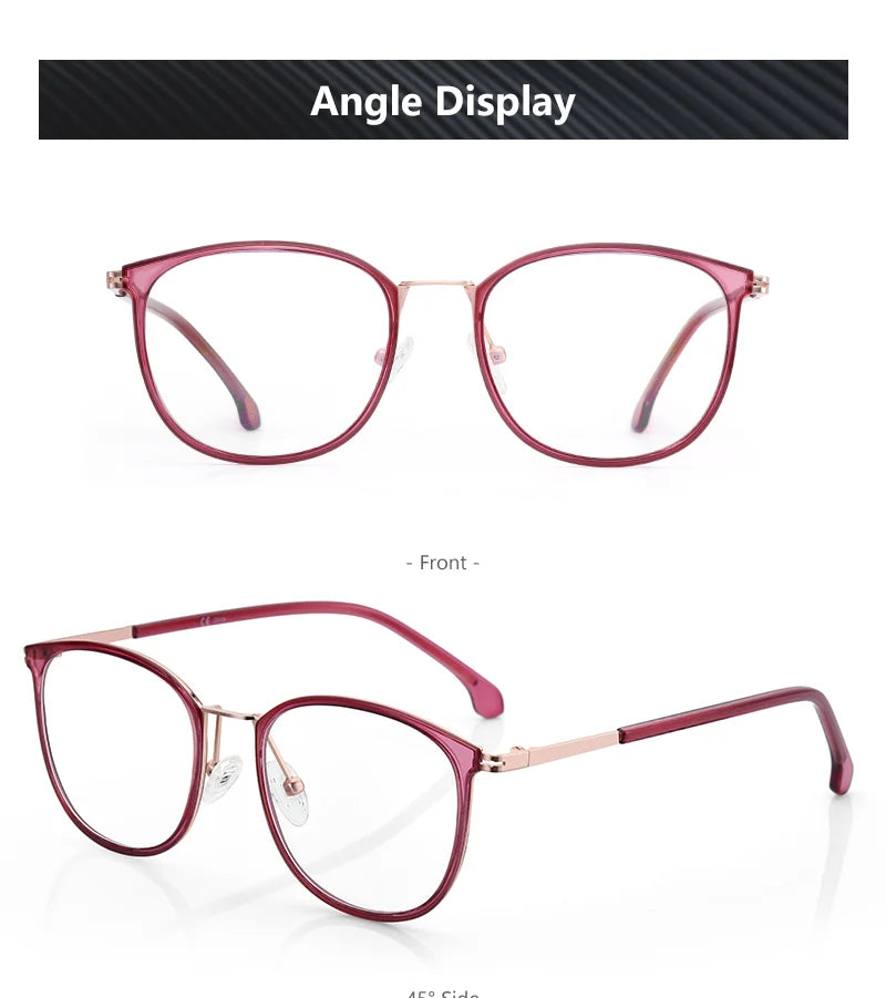 Lightweight Blue Light Blocking Glasses for Women | Anti Eyestrain Eyewear