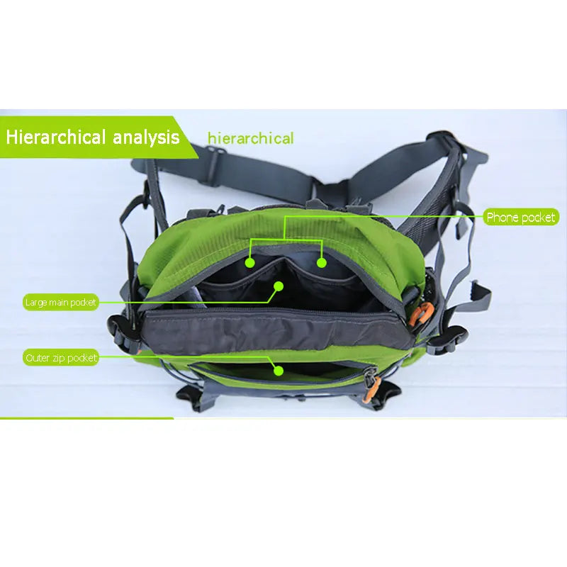 Waterproof Sports Waist Bag for Hiking and Travel | 7L Capacity