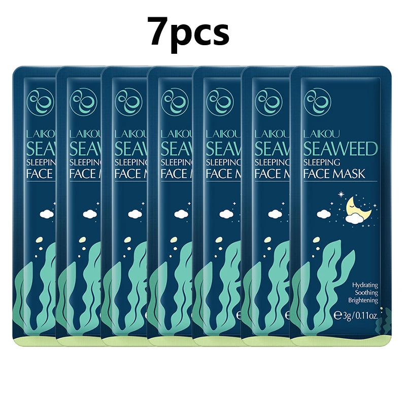 7pcs Moisturizing Facial Mask Set | Hydrating Night Masks