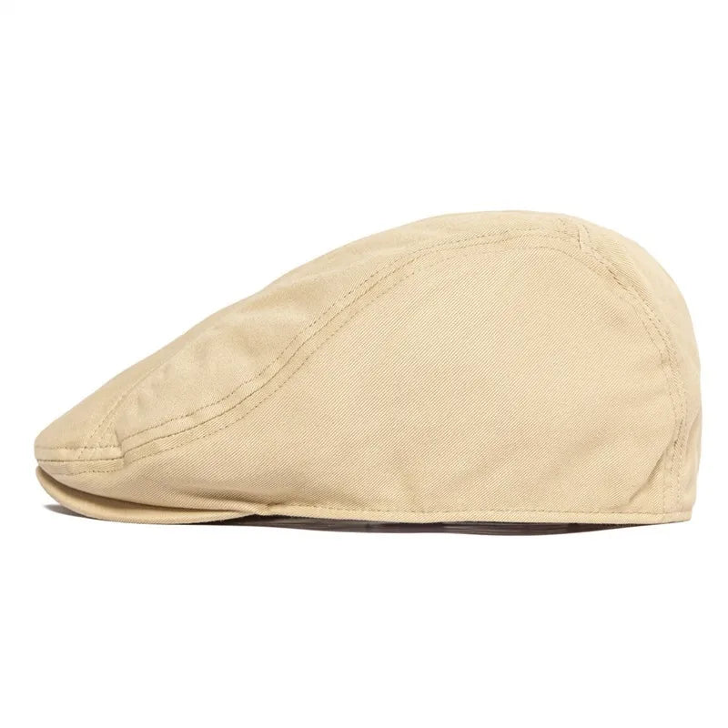 Men's Stylish Cotton Flat Cap | Casual Ivy Baker Boy Hat