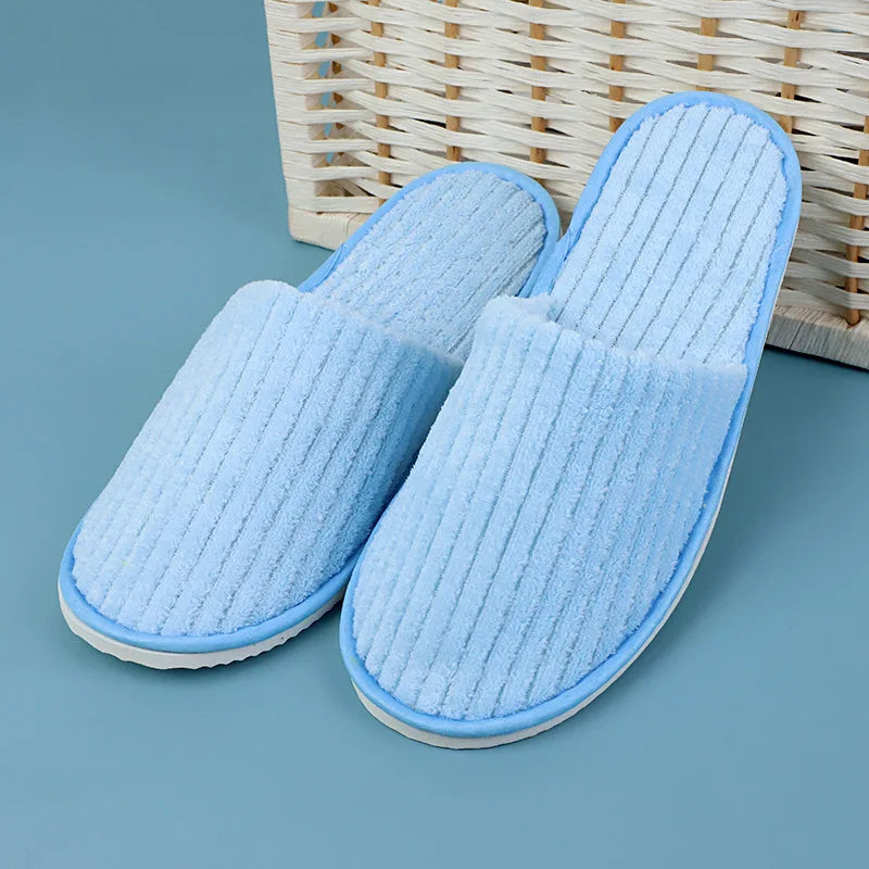 Comfortable Disposable Cotton Slippers | Hotel & Home Use