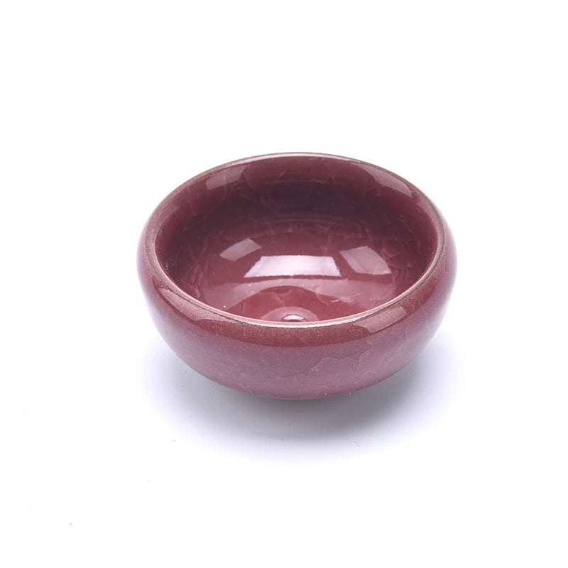 Cute Ice-Crack Glaze Flower Ceramic Succulent Planter Mini Pot
