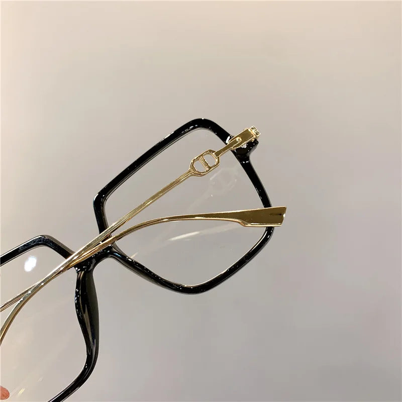 Women's Oversized Square Retro Eyewear | Anti-Blue Light Glasses 2026