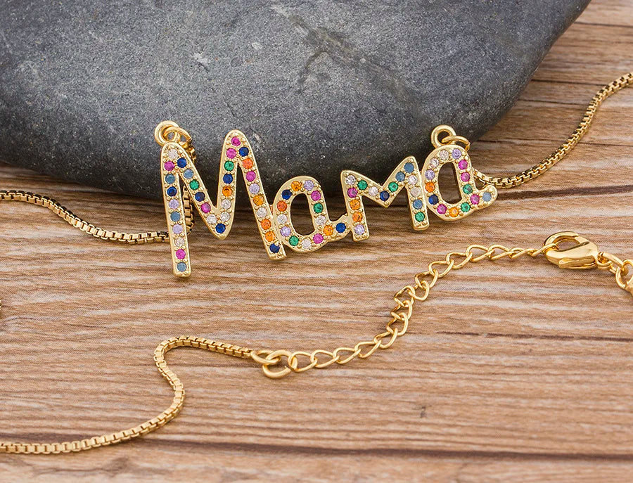 Elegant Customizable Letter Name Pendant Necklace for Women