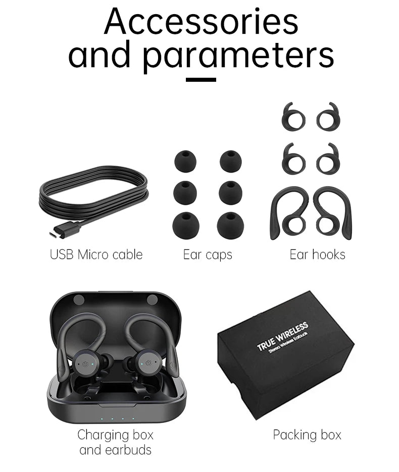 Waterproof Bluetooth Earphones | 20 Hours Playtime & Comfort Fit