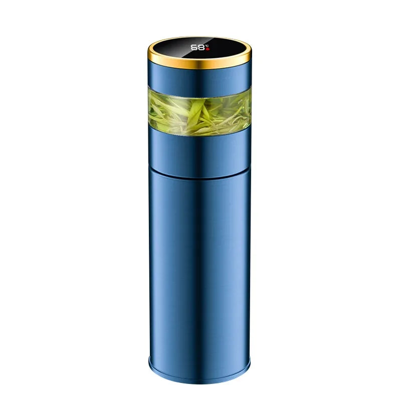 Smart LED Display Vacuum Tea Cup | Insulated Stainless Steel Bottle