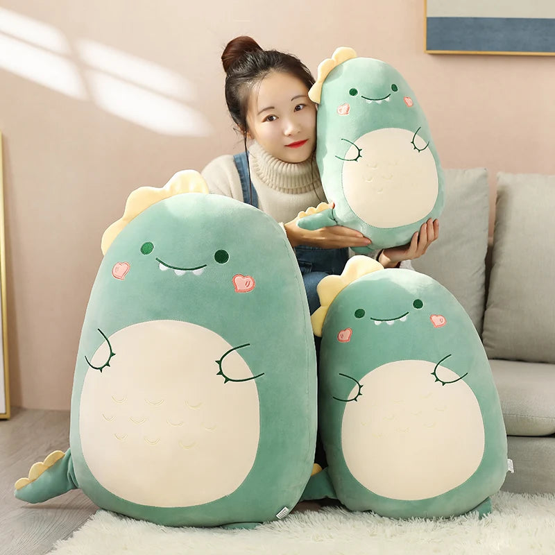Kawaii Animal Plush Pillow | Cute Dinosaur & Shiba Inu Cushion
