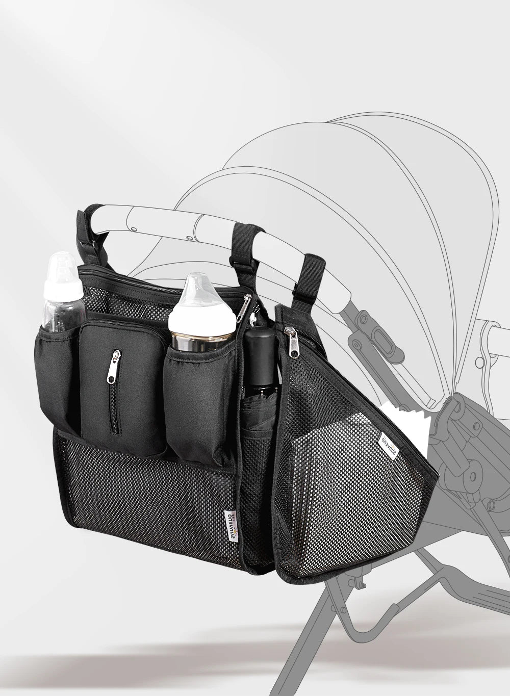 Versatile Baby Stroller Organizer Bag | Essential Parenting Accessory