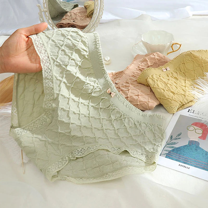 Plus Size Women's Lace Briefs | Summer Antibacterial Panties