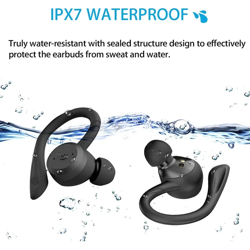 Waterproof Bluetooth Earphones | 20 Hours Playtime & Comfort Fit