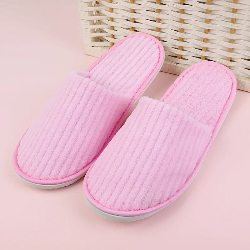Comfortable Disposable Cotton Slippers | Hotel & Home Use